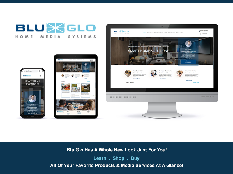 New Web Site For Blu Glo Media Systems